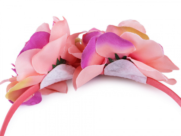 Čelenka do vlasů s květy