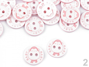 Knoflík dětský velikost 24"