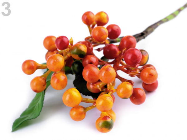 Umělé bobule k aranžování