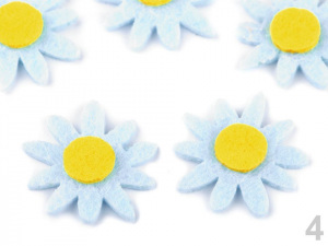 Filcový květ Ø30 mm slunečnice, kopretina