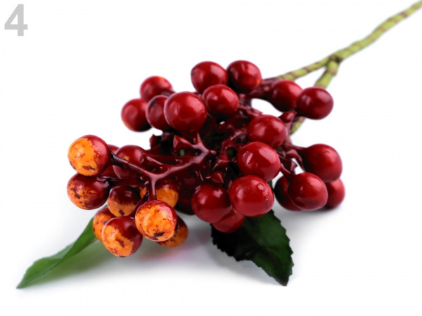 Umělé bobule k aranžování