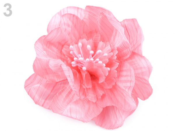 Brož / ozdoba růže Ø10 cm