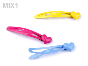 Sponka do vlasů pukačka srdce, hvězda