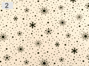 Bavlněná látka vločky