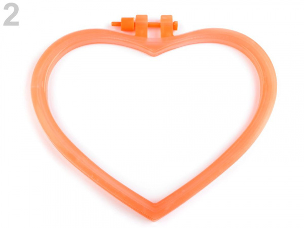 Vyšívací rámeček srdce