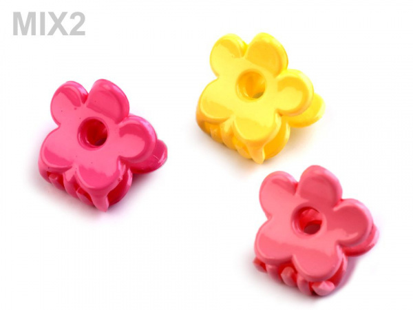 Skřipec do vlasů srdce / květ