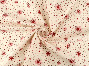 Bavlněná látka vločky