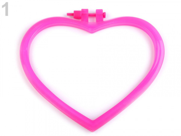 Vyšívací rámeček srdce