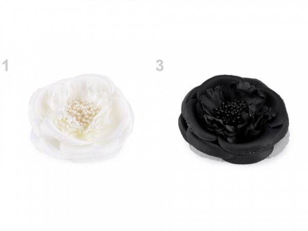 Brož / ozdoba růže Ø10,5 cm