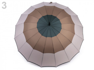 Velký rodinný deštník s pruhy