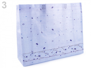 Nákupní taška s květy velká 34x41 cm omyvatelná