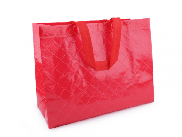 Nákupní taška jednobarevná, velká 30x40 cm omyvatelná