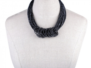 Náhrdelník uzel z rokajlu, víceřadý