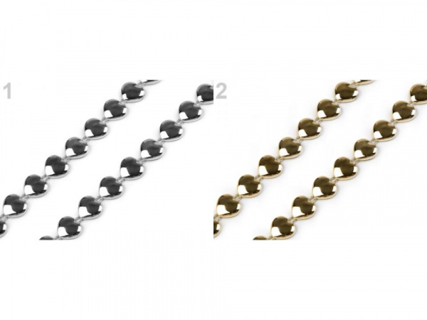 Srdce na šňůře / borta šíře 11 mm