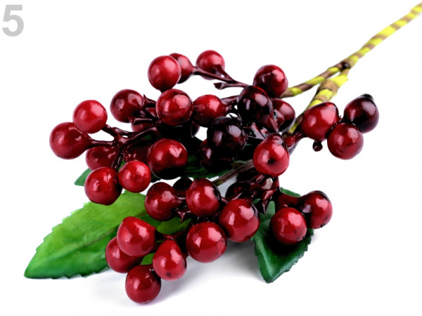 Umělé bobule k aranžování