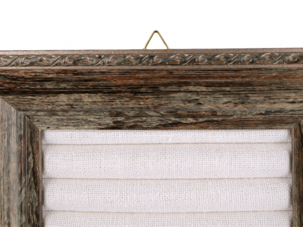 Rám / nástěnka k aranžování prstenů 18x25 cm