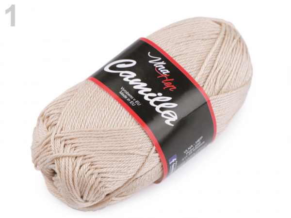 Bavlněná pletací příze Camilla 50 g