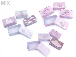 Plechová krabička jednorožec