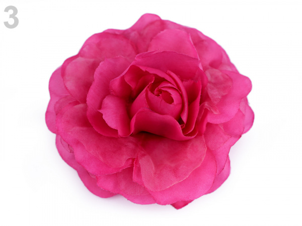 Brož / ozdoba růže Ø10 cm