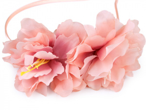 Čelenka do vlasů s květy ibišku