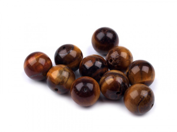 Minerálové korálky Tygří oko Ø10 mm