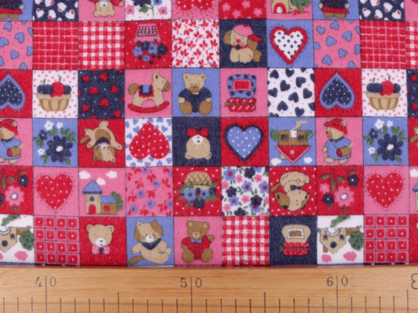 Flanel jednostranný mix dětských motivů