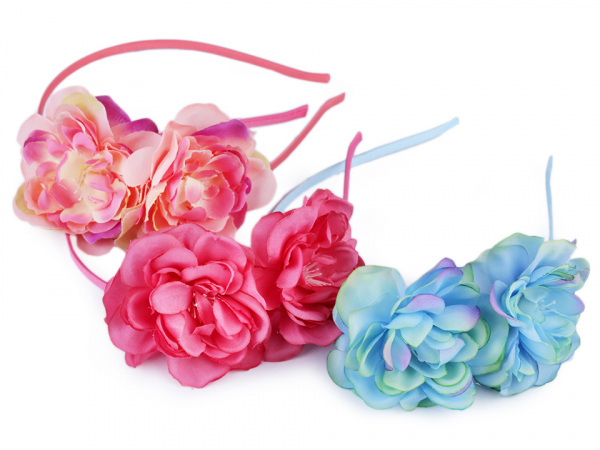 Čelenka do vlasů s květy