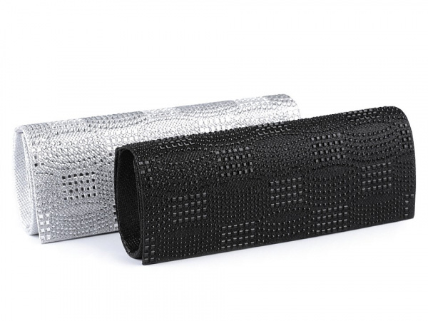 Kabelka - psaníčko lurexové s kamínky 2. jakost