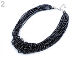 Náhrdelník uzel z rokajlu, víceřadý