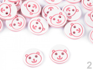 Knoflík dětský velikost 20"