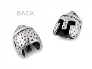 Kovový korálek helma 10x12 mm