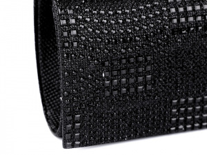 Kabelka - psaníčko lurexové s kamínky 2. jakost