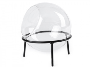 Skleněná koule Ø15 cm aerárium se stojanem