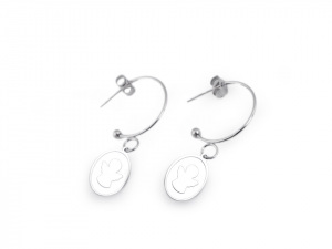 Náušnice z nerezové oceli s andělem