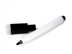 Velká stíratelná placka se stojánkem a popisovačem