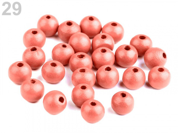Dřevěné korálky Ø10 mm