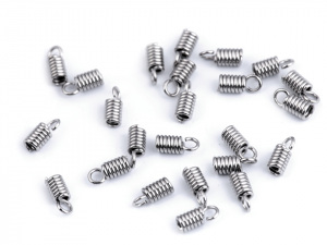 Koncovka na kůži z nerezové oceli 2 mm pružinka