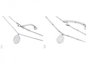 Náhrdelník z nerezové oceli křížky, madona, anděl