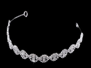 Štrasová ozdoba / čelenka do vlasů