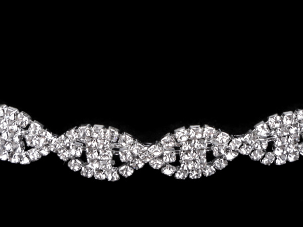 Štrasová ozdoba / čelenka do vlasů