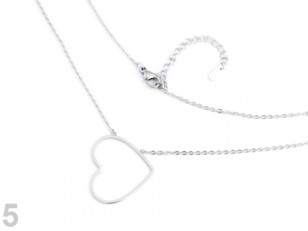 Náhrdelník z nerezové oceli strom života, kočka, srdce, jednorožec, baletka