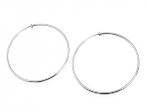 Náušnice kruhy pro uši bez dírek z nerezové oceli