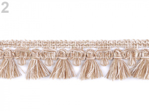 Třásně / prýmek šíře 40 mm