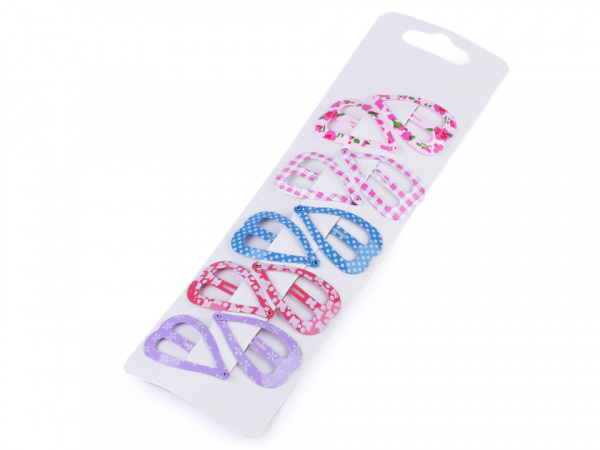 Sponka do vlasů pukačka srdce