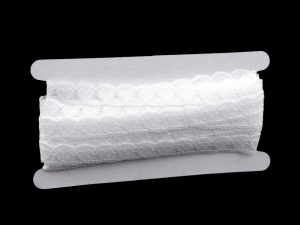 Silonová krajka srdce šíře 15 mm