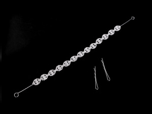 Štrasová ozdoba / čelenka do vlasů