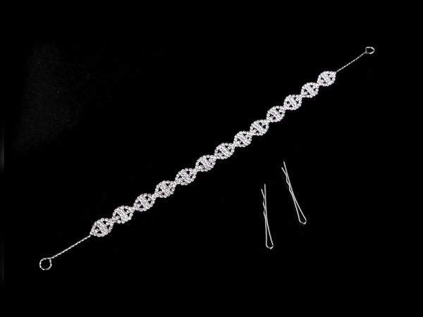 Štrasová ozdoba / čelenka do vlasů