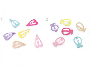 Sponka do vlasů mini pukačka ananas, srdce