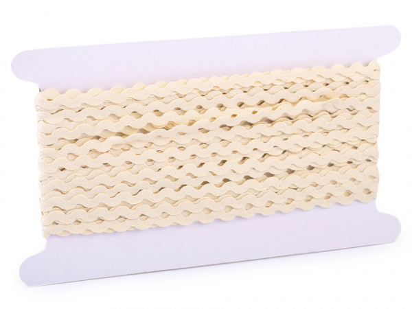 Bavlněná hadovka - vlnovka šíře 5 mm