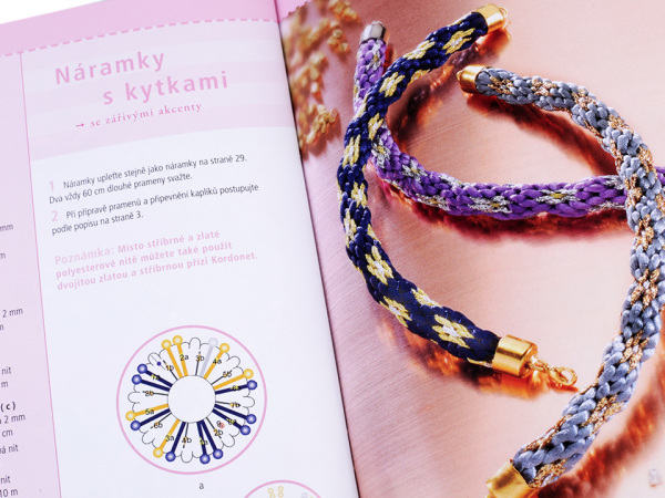 Kniha Kumihimo originální doplňky